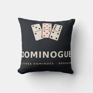 DominoGue Title Throw Pillow