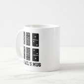 Dominos Board Game Gift Coffee Mug (Front Left)