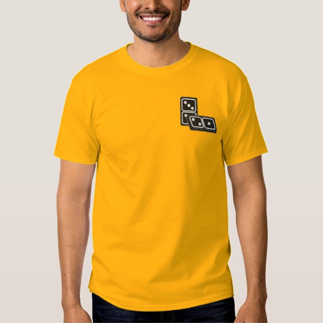 Dominos Embroidered T-Shirt (Front)