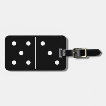 Dominos Game Piece Luggage Tag by pixelholic at Zazzle