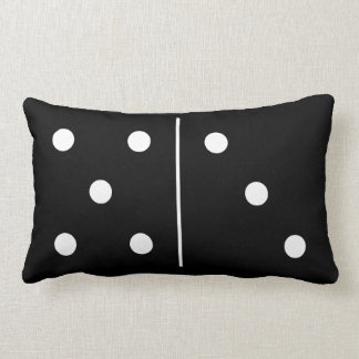 Dominos Game Piece Lumbar Pillow