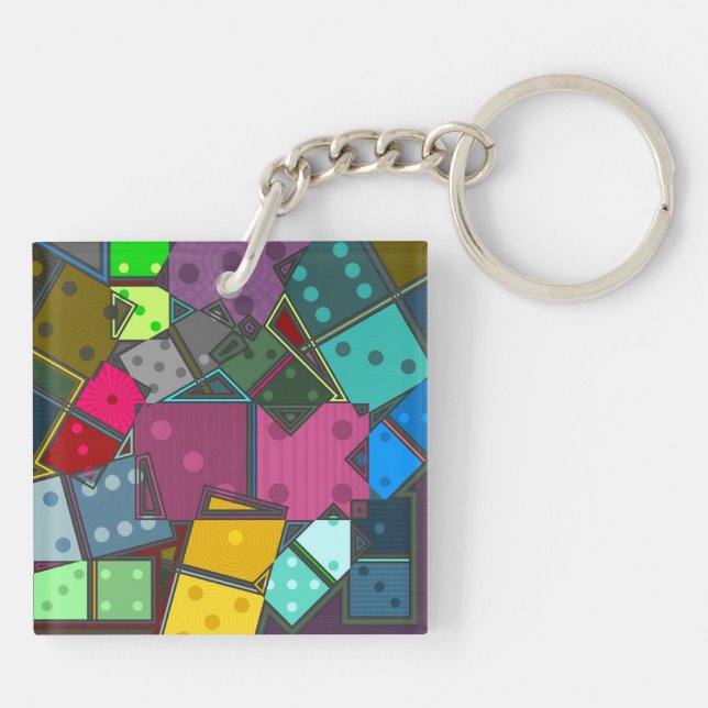 Dominos Keychain (Back)