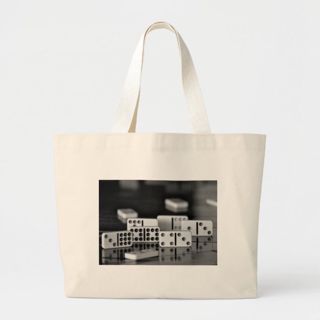 Dominos Large Tote Bag (Front)
