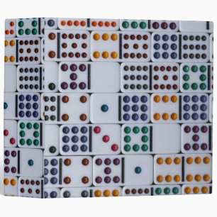 Dominos Numbers Game 3 Ring Binder