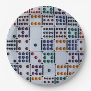 Dominos Numbers Game Paper Plates