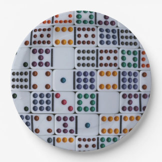 Dominos Numbers Game Paper Plates