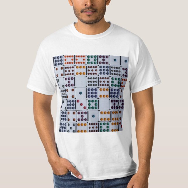 Dominos Numbers Game T-Shirt (Front)