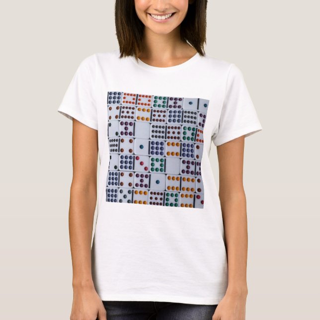 Dominos Numbers Game T-Shirt (Front)