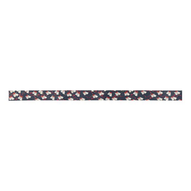 Dominos Ribbon - Blue (Front)