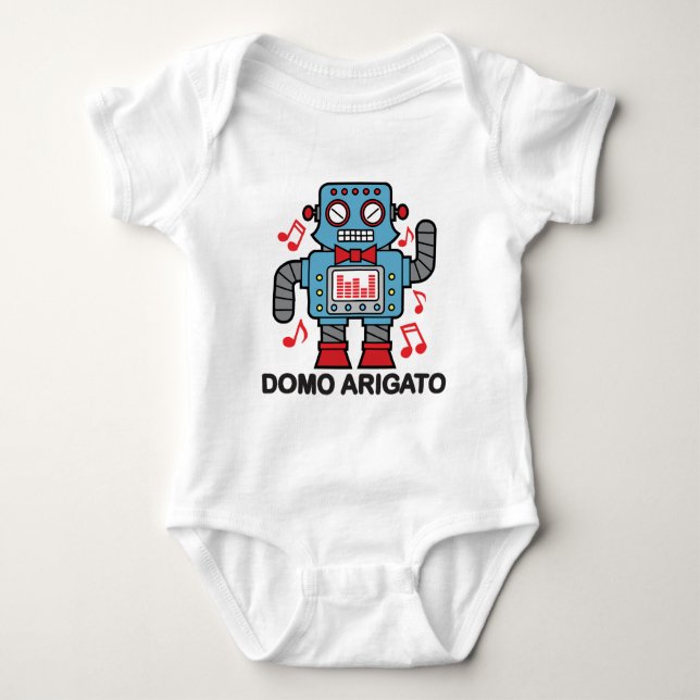 Domo Arigato Baby Bodysuit (Front)