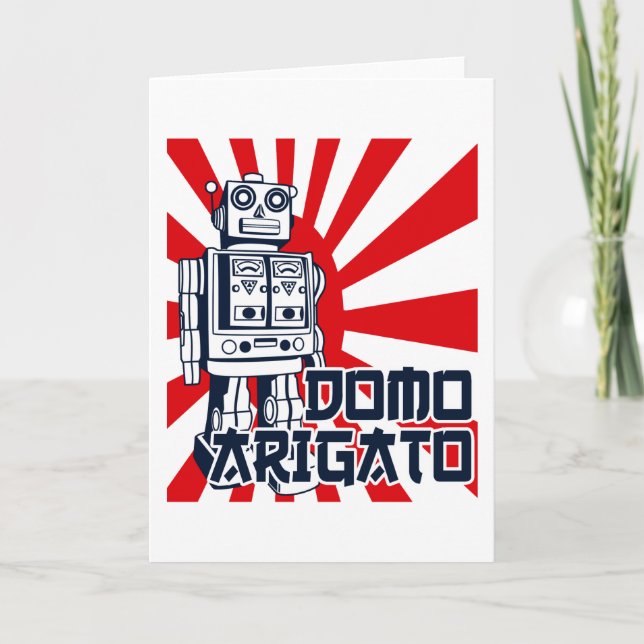 Domo Arigato Card (Front)