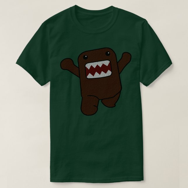 Domo Kun Canvas T-Shirt (Design Front)
