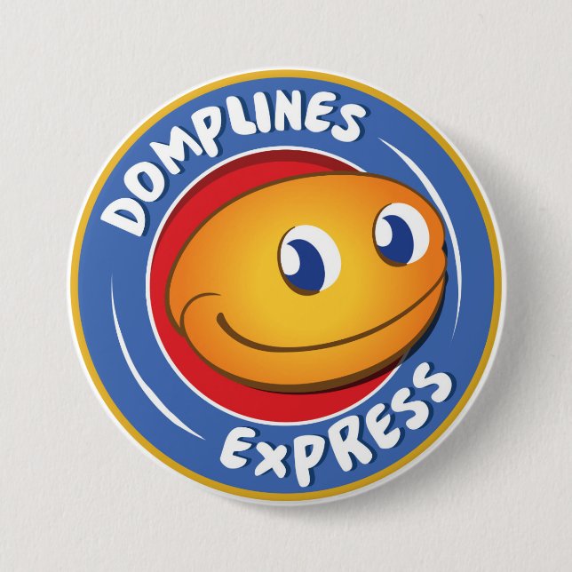 Domplines Express - BUTTON (Front)