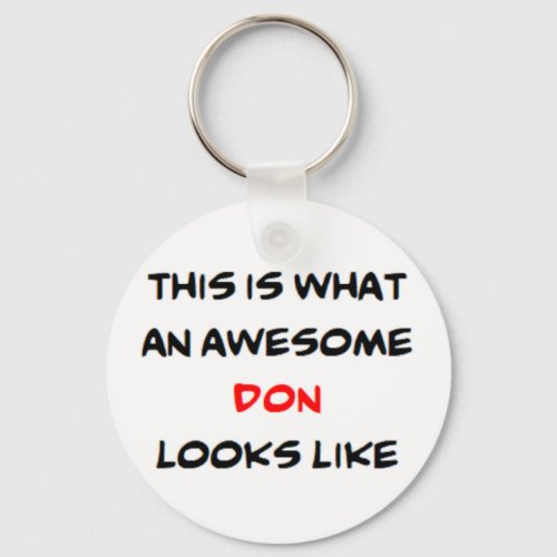 don awesome keychain