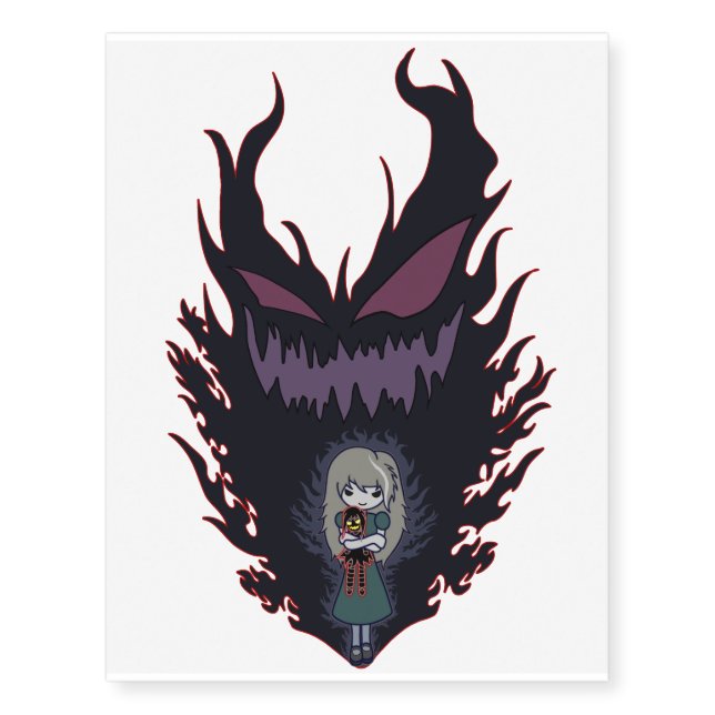 Don & Carrie (One of The Haunted Trio) Temporary Tattoos (Front)
