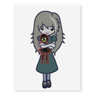 Don & Carrie (One of The Haunted Trio) Temporary Tattoos