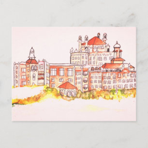 Don Cesar Beach resort watercolor postcard