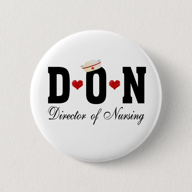 DON Director of Nursing Button (Front)