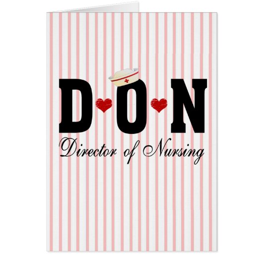 DON Director of Nursing Cards (Front)