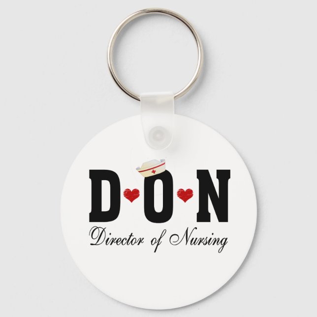 DON Director of Nursing Keychain (Front)