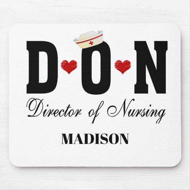 DON Director of Nursing Mouse Pad (Front)