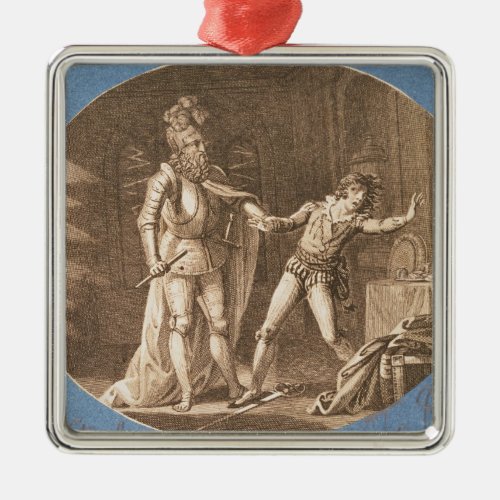 Don Giovanni and the statue of the Commandantore Metal Ornament