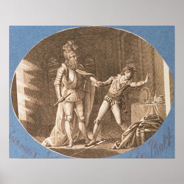 Don Giovanni and the statue of the Commandantore Poster (Front)