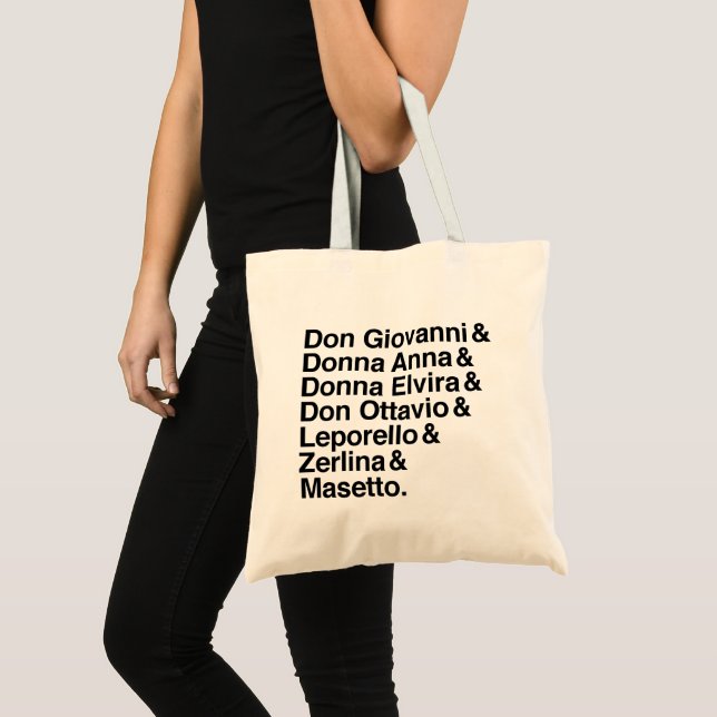 Don Giovanni cast of characters tote (Front (Product))
