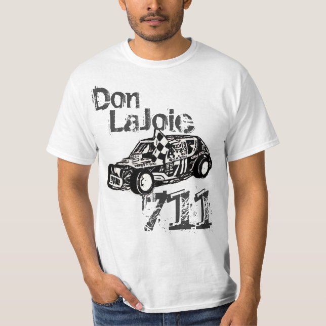 Don Lajoie Danbury Fair Racearena B&W 2-Sided Tee (Front)