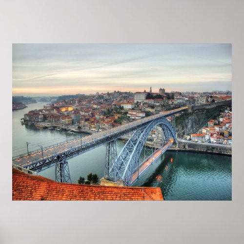 Don Luis I bridge Porto Poster