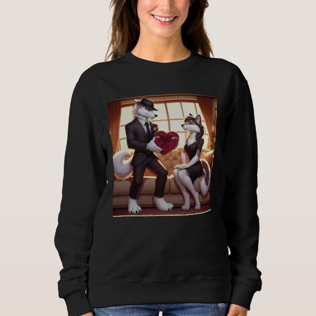 Don Lupo Canino "Valentines" Sweatshirt (Front)