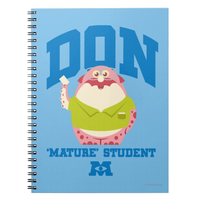 Don Mature Student Notebook (Front)