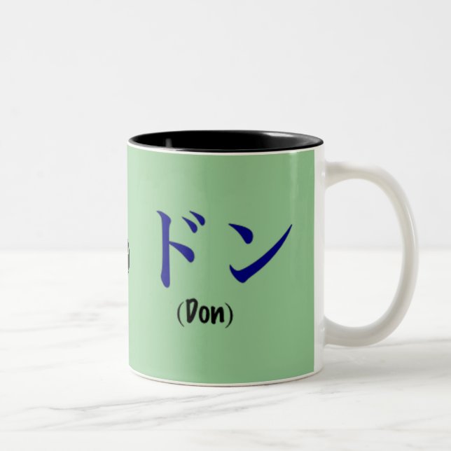 "DON" mug - Kuchishowa coffee mug for Righties (Right)