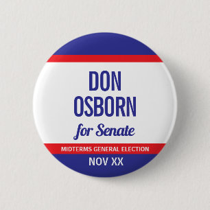 Don Osborn For Senate Button