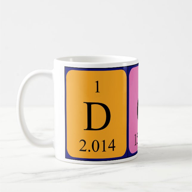 Don periodic table name mug (Left)