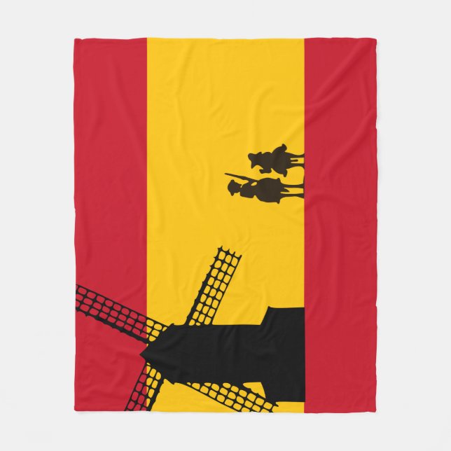 Don Quijote / Don Quixote Fleece Blanket (Front)