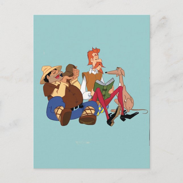 DON QUIJOTE & SANCHO - 400 Years Postcard (Front)