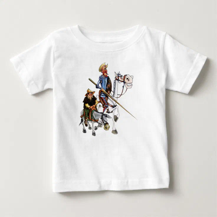 Don Quijote Sancho Rocinante T Shirt Camiseta Zazzle