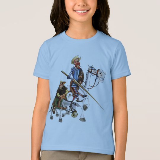 DON QUIJOTE, SANCHO, ROCINANTE y RUCIO - Camiseta T-Shirt