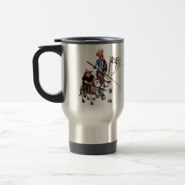 DON QUIJOTE, SANCHO, Taza - Cervantes Mug (Left)