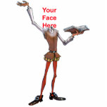 DON QUIJOTE Template Statuette<br><div class="desc">This is a template image. This means that you will be able to substitute the “your face here” images by your own and adapt them, to fit in the design. Your will also be able to customize your message. Please consider using transparent images in PNG format so that the heads...</div>