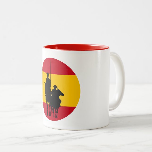 Don Quixote 2 Two-Tone Coffee Mug (Front Right)