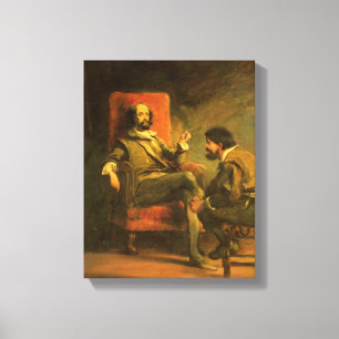 Don Quixote and Sancho Panza Canvas Print