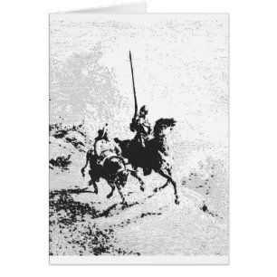 Don Quixote and Sancho Panza Cards