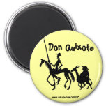 Don Quixote And Sancho Panza Graphic Art Magnet at Zazzle