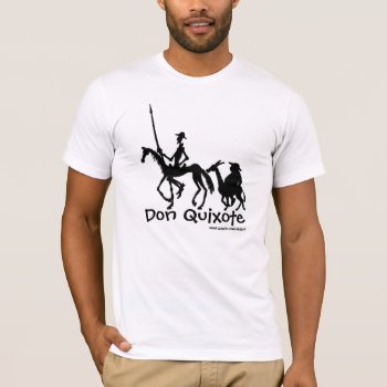 Don Quixote And Sancho Panza Graphic Art T-shirt by vitaliy at Zazzle