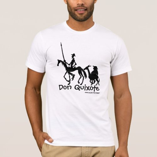 Don Quixote and Sancho Panza graphic art t_shirt