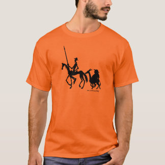 Don Quixote and Sancho Panza graphic art t-shirt