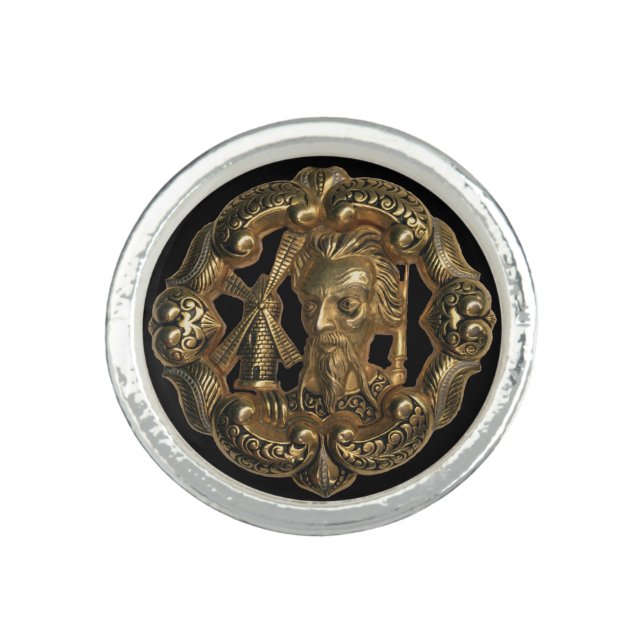 Don Quixote and the Windmill Ring (Front)