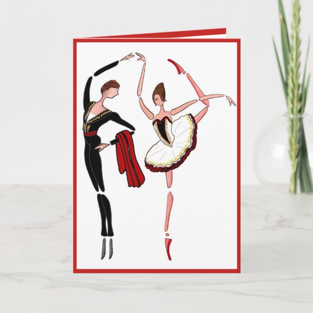 DON QUIXOTE BALLET COUPLE-SPANISH DANCE CARD (Front)